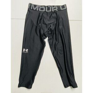 Under Armour Heat Gear Youth Medium YMD Black Fitted Pants